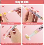 Nail Art Pens Set of 12 Colors